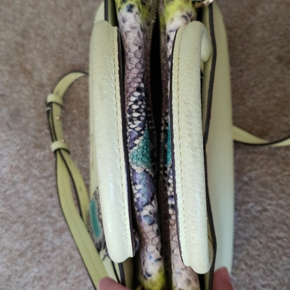 Kate spade spencer lemonsorbet snakeskin satchel - Picture 17 of 17